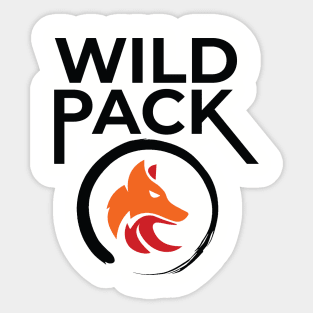 Wild Pack Sports color with black Sticker